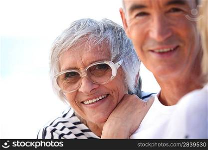 Older couple on holiday