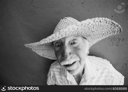 Older man in cowboy hat