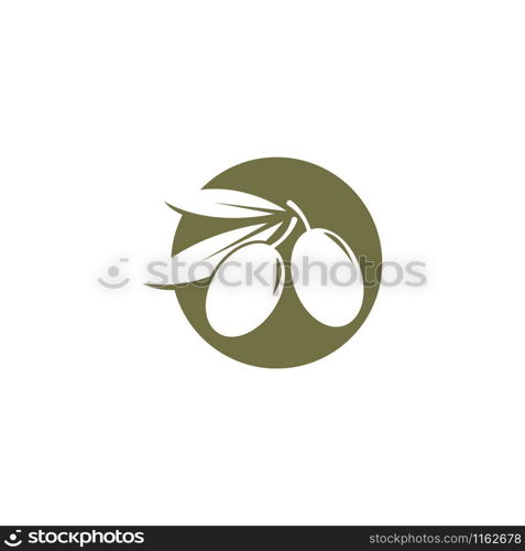 olive logo template vector design