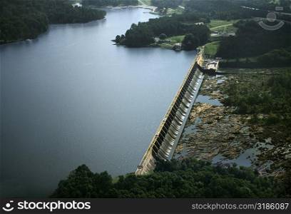 Oliver hydroelectric dam, Georgia, USA