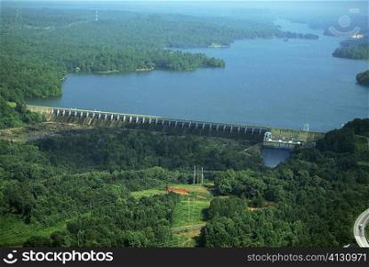 Oliver hydroelectric dam, Georgia, USA
