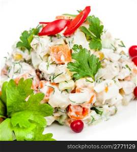 Olivier. Russian traditional salad