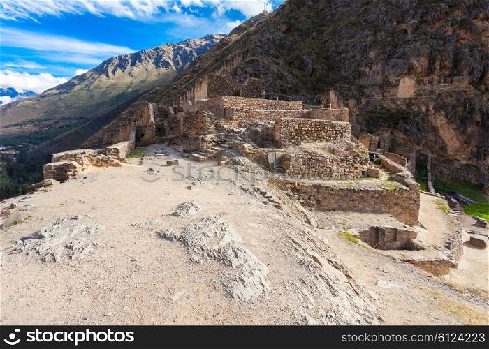 Ollantaytambo is a town and an Inca ruins near Cusco in southern Peru.