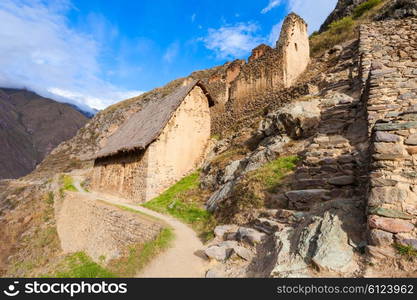 Ollantaytambo Ruins. Ollantaytambo is a town and an Inca archaeological site in southern Peru.