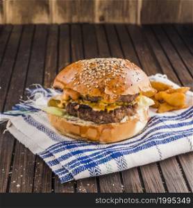 OLYMPUS DIGITAL CAMERA. big tasty american hamburger
