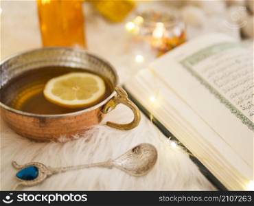 OLYMPUS DIGITAL CAMERA. close up tea opened quran