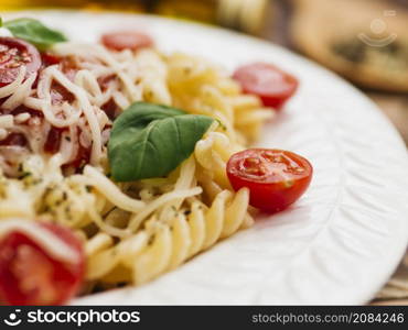 OLYMPUS DIGITAL CAMERA. delicious plate italian pasta