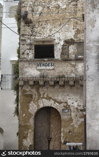 On Sale house in the old town of Gallipoli (Le)) in the southern of Italy