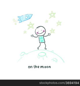 on the moon