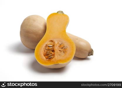 One and a half butternut pumpkin