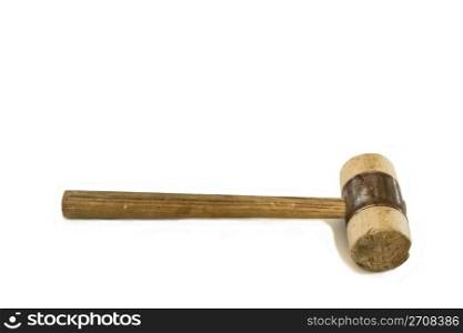 one mallet. one mallet on white background