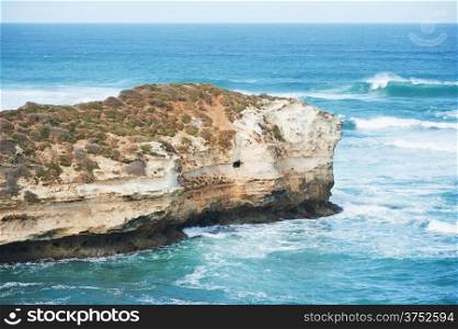 One of the famous rocks in the Bay of Islands Coastal Park,Great Ocean Road, Australia