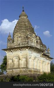 One of the Khajuraho Temples in Khajuraho in the Madhya Pradesh region of central India
