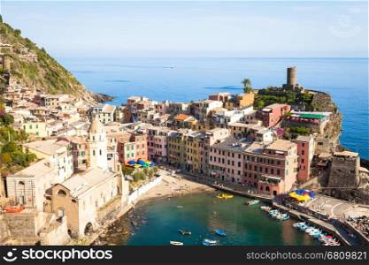 One of the most beautiful panorama in Cinque Terre, Italy