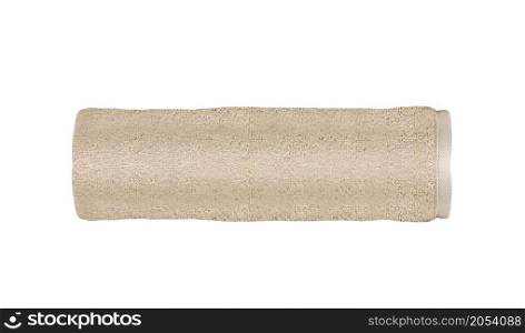one towel isolated on white background. one towel isolated