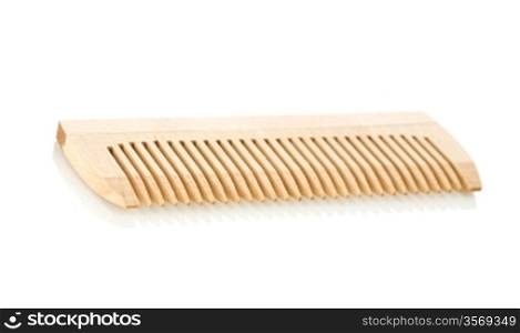 one wooden comb