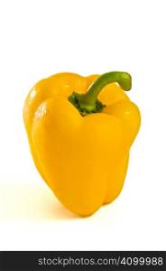 one yellow bell pepper