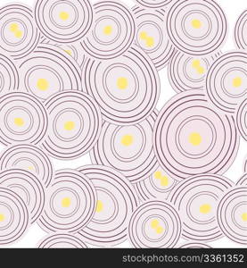 Onion slices backgroundillustration, pattern