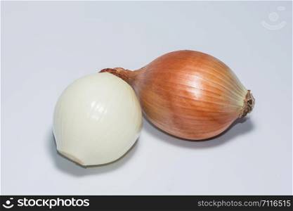 Onion White Background