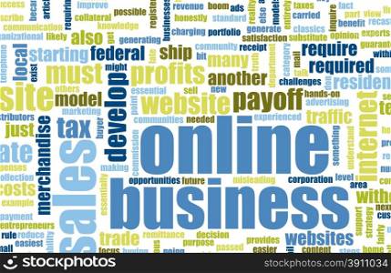 Online Business Set Up Home Website Art