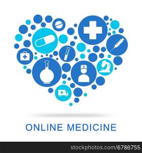 Online Medicine Representing Web Site And Prescription