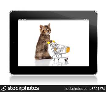 Online shopping concept. technology to shop online