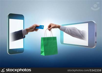 Online shopping through buying from internet