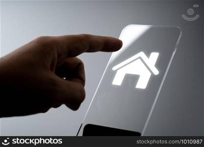 Online Smart home application on smart phone