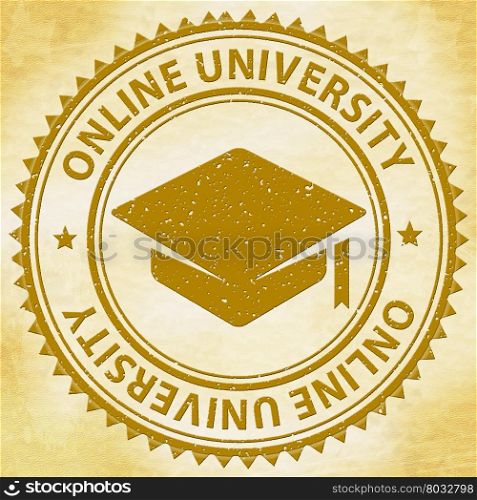Online University Representing Web Site And Website