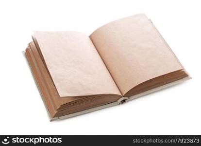 open book isolated on the white background