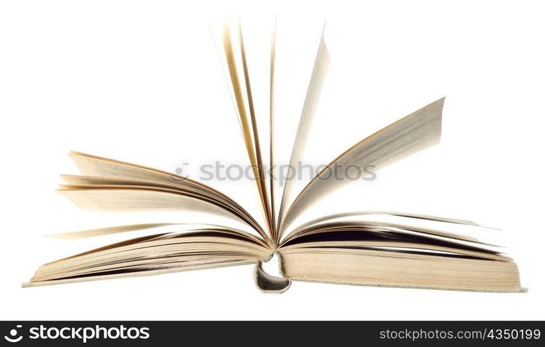 open book isolated on white