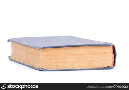 Open book isolated on white background