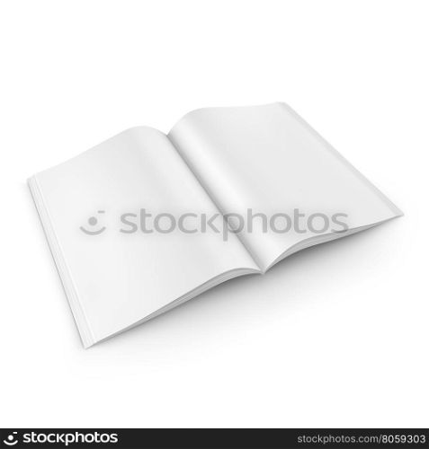 Open book. Open book isolated on white background