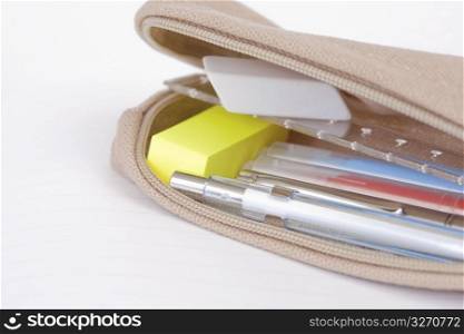 open pencil case