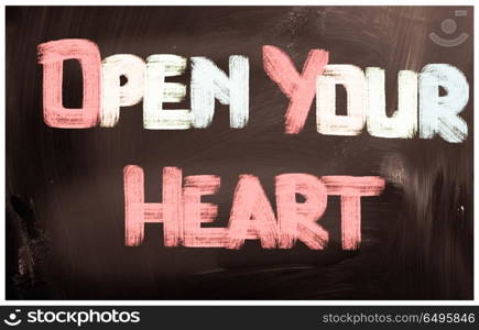 Open Your Heart Concept