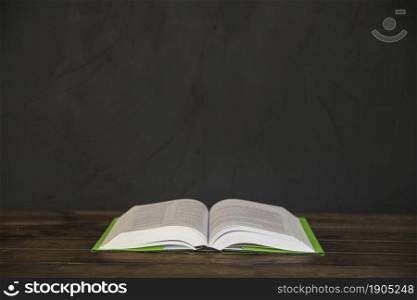 opened book wooden table. Beautiful photo. opened book wooden table