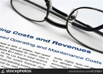 Operating costs and revenues