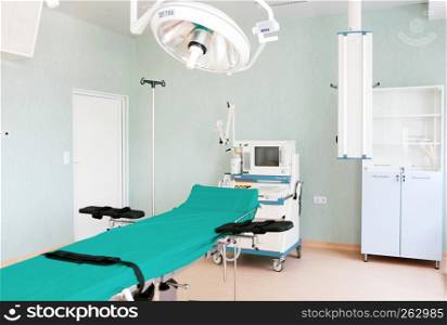 Operating room in a modern hospital