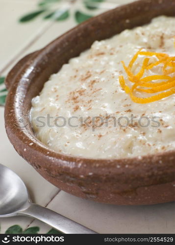 Orange and Cinnamon Rice Pudding