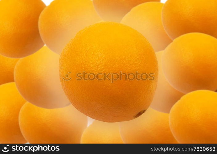 orange background many oranges