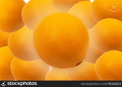 orange background many oranges