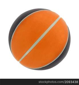 Orange basket ball, isolated