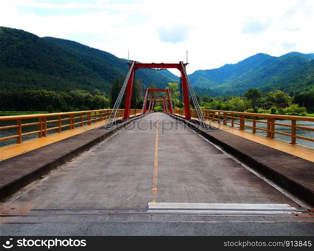 Orange Bridge Dam in Tak province, Thailand.