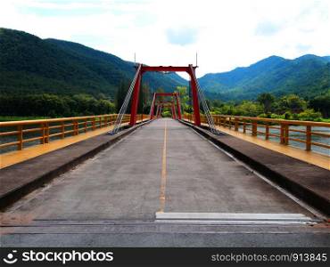 Orange Bridge Dam in Tak province, Thailand.