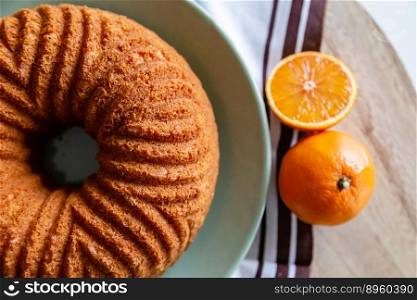 Orange bundt cake