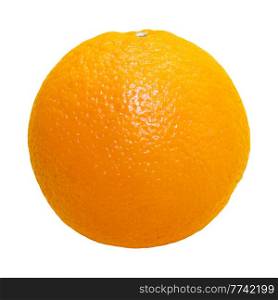 Orange citrus mandarin isolated on white background