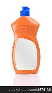 orange cleaner bottle