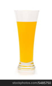 Orange cocktail isolated on the white background