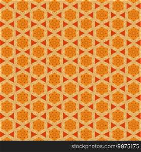 Orange decorative textured artistic pattern design