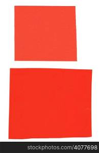 Orange fabric samples for tensile tension structures - matte and gloss texture